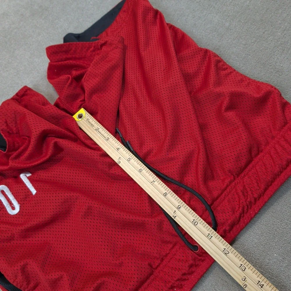 Jordan Mesh Basketball Shorts Mens Large Red Black Jumpman Athletic CV3098-687